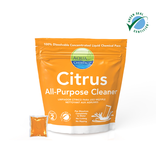 citrus floor cleaner aqua chempacs