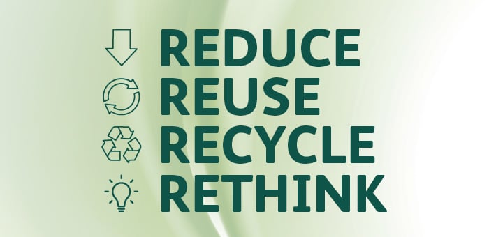 Reduzieren. Wiederverwenden. Recyceln.